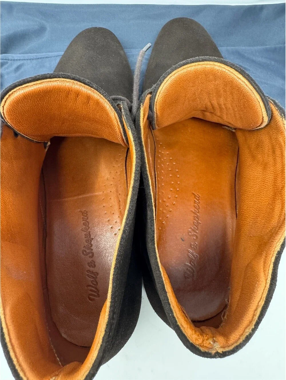 Wolf & Shepherd Striker Suede Chukka Brown Mens Boots Size 10.5 Made In Portugal